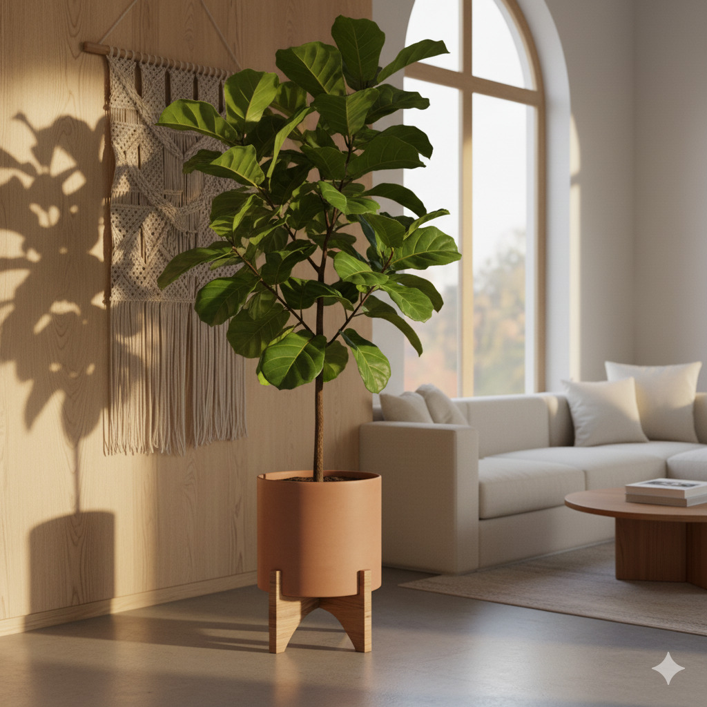 Ficus Lyrata elegantti sisäkasvi