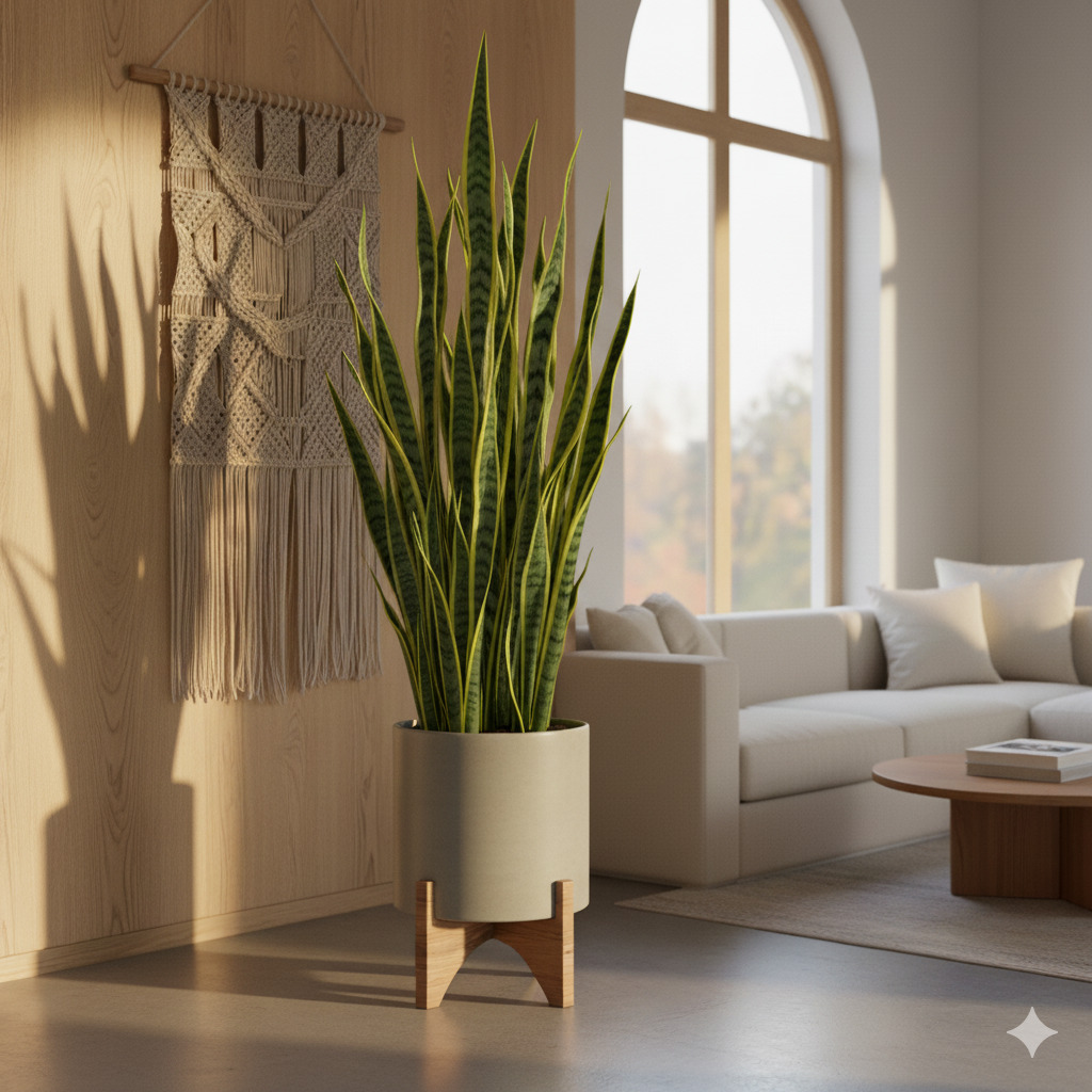 Sansevieria helppohoitoinen sisäkasvi
